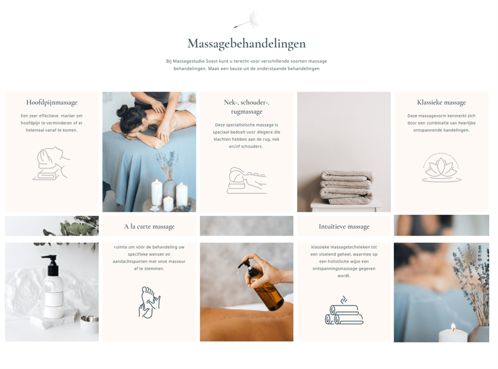 Massagestudio Soest Portfolio 2