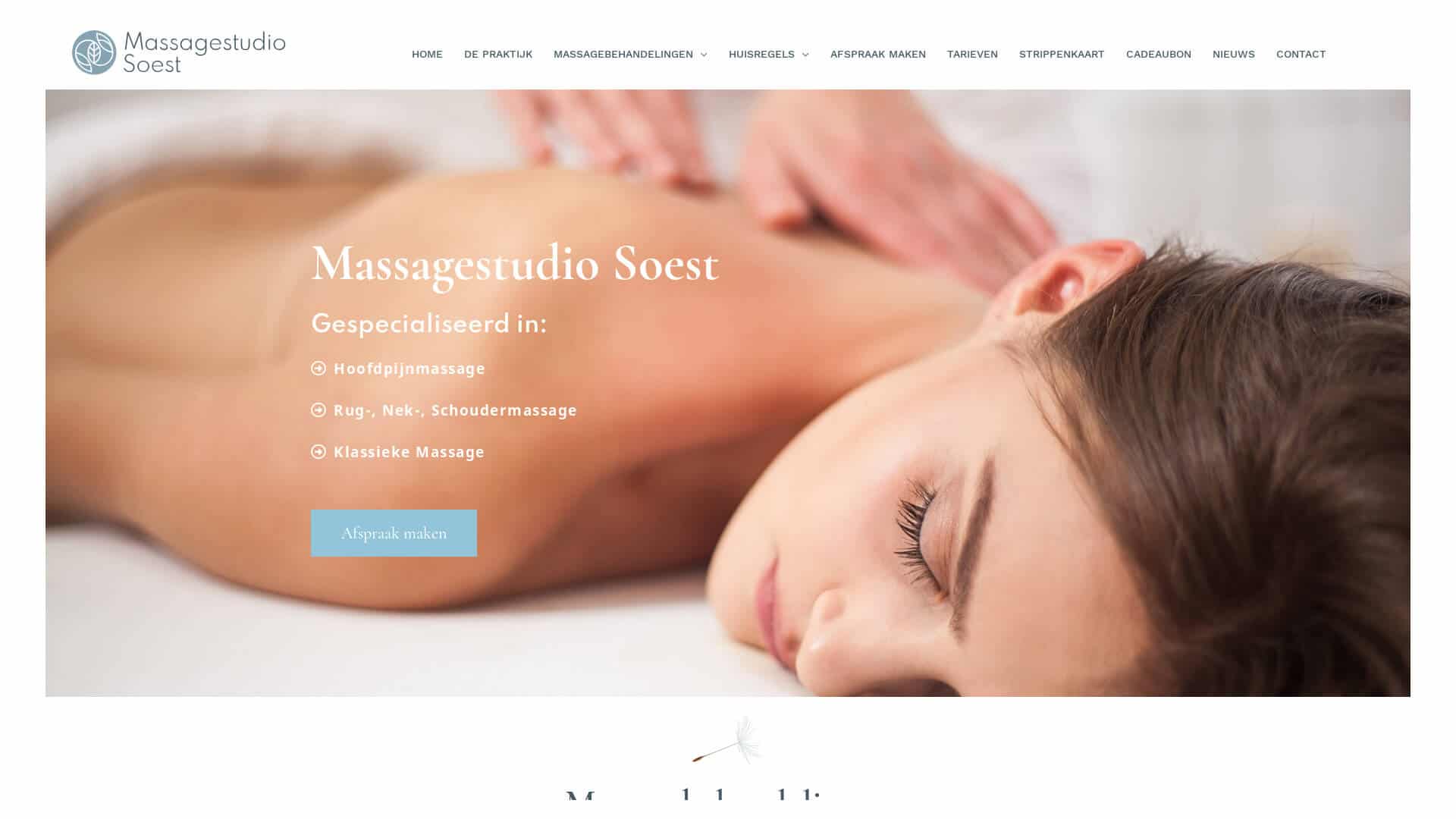 Portfolio E-Markers Massagestudio Soest
