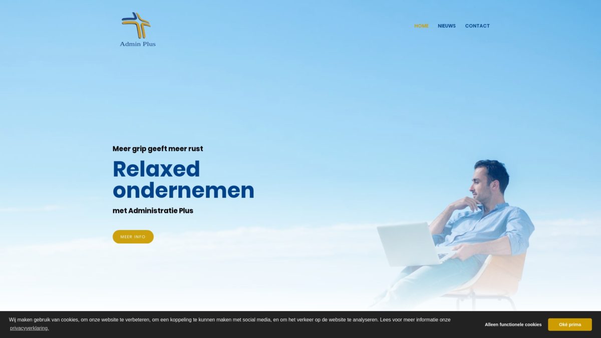 Administratie Plus E-Markers webdesign