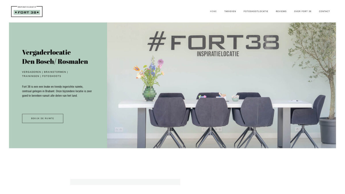 Fort 38 Webdesign by E-Markers