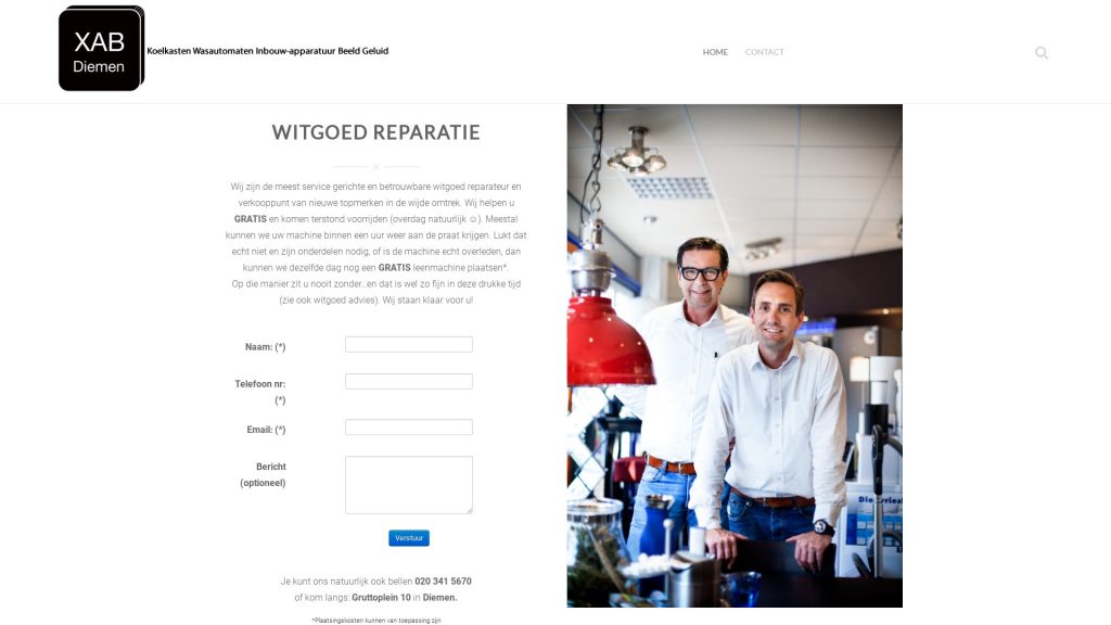 Portfolio E-Markers | XAB-Witgoedreparatie