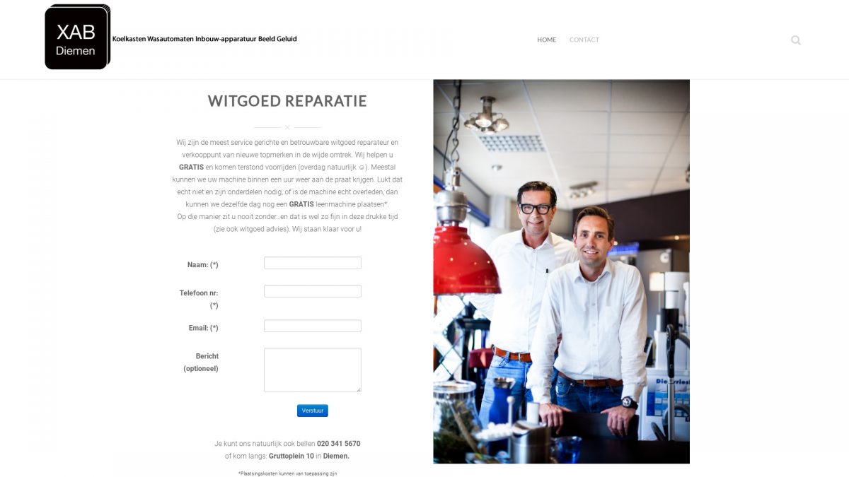 Portfolio E-Markers | XAB-Witgoedreparatie