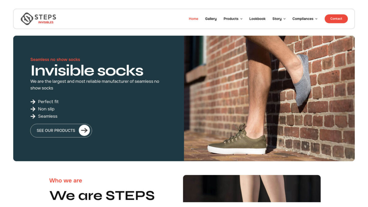 Invisible socks